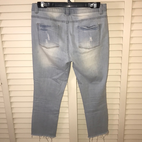 Light Wash Ripped Jeans - Picture 3 of 3